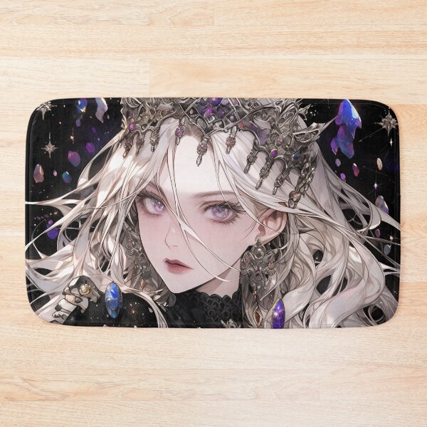 Item preview, Obsidian Purple Crystal Anime Girl designed and sold by bubblegoth.