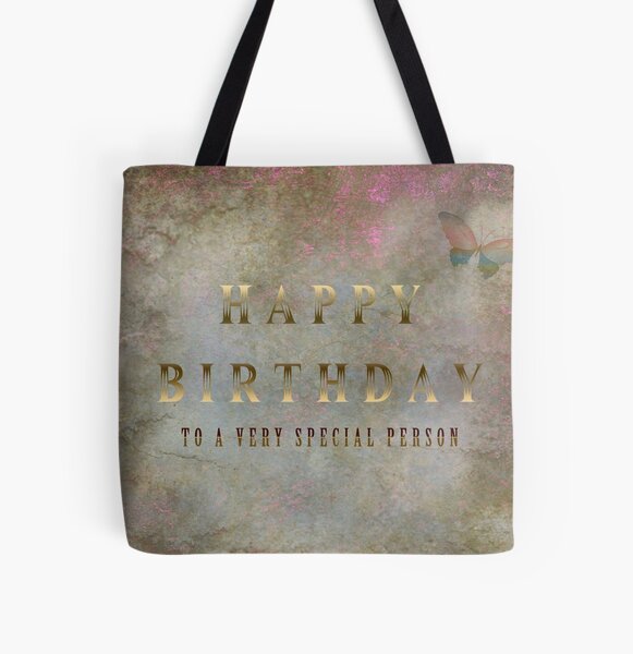 Happy Birthday All Over Print Tote Bag