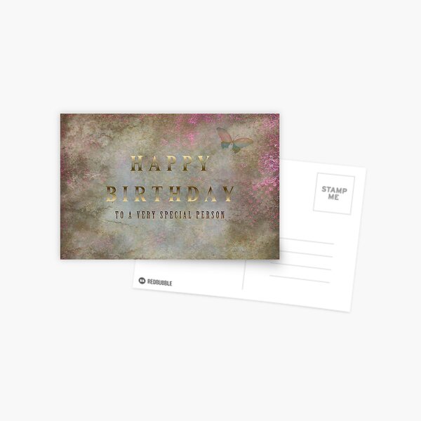 Happy Birthday Postcard