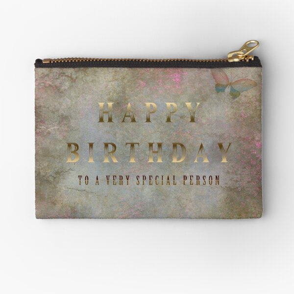 Happy Birthday Zipper Pouch