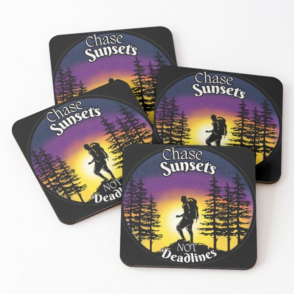 Item preview, Chase Sunsets, Not Deadlines! designed and sold by WhoF.ingKnew.