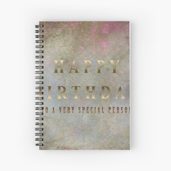 Happy Birthday Spiral Notebook