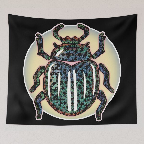 Item preview, Scarab Beetle Blue designed and sold by Rickybrook.