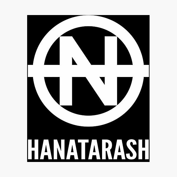 Item preview, Hanatarash Logo (White) designed and sold by Laradegroote.