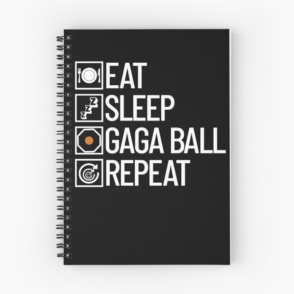 Item preview, Eat Sleep Gaga Ball Repeat Dodgeball Game Kids Gaga Ball Gear designed and sold by DynamicDesign.