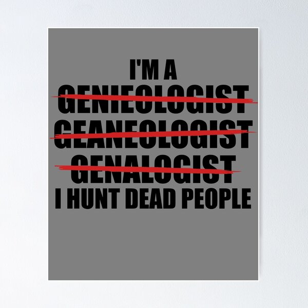 Item preview, I'm A Genealogist Family Ancestry Lineage Funny Genealogy Gear designed and sold by DynamicDesign.