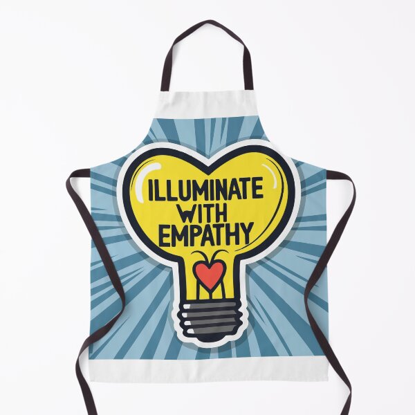 Item preview, Illuminate with Empathy Light Bulb Heart Design designed and sold by NiftyWrx.