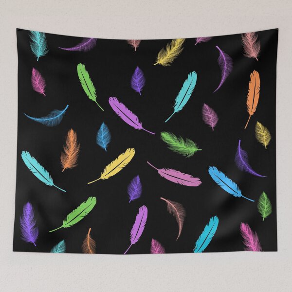 Item preview, Raining Rainbow Feathers designed and sold by GypsyGarou.