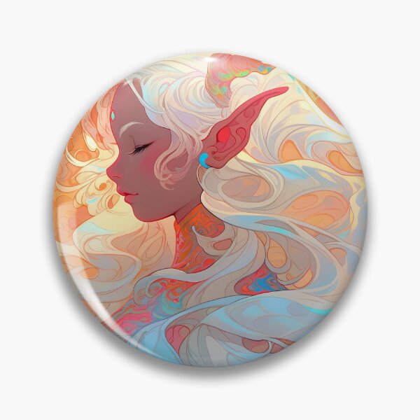 Item preview, Vibrant Dreamscape Antlers Anime Girl designed and sold by bubblegoth.