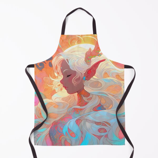 Item preview, Vibrant Dreamscape Antlers Anime Girl designed and sold by bubblegoth.