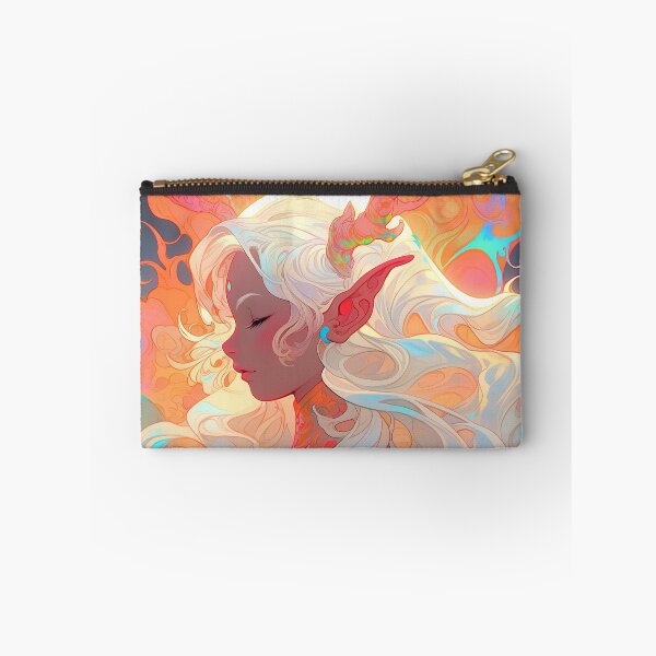 Item preview, Vibrant Dreamscape Antlers Anime Girl designed and sold by bubblegoth.