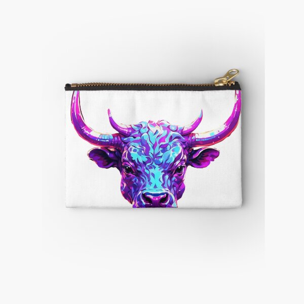 Item preview, Purple bull cow face  designed and sold by LevCreates.