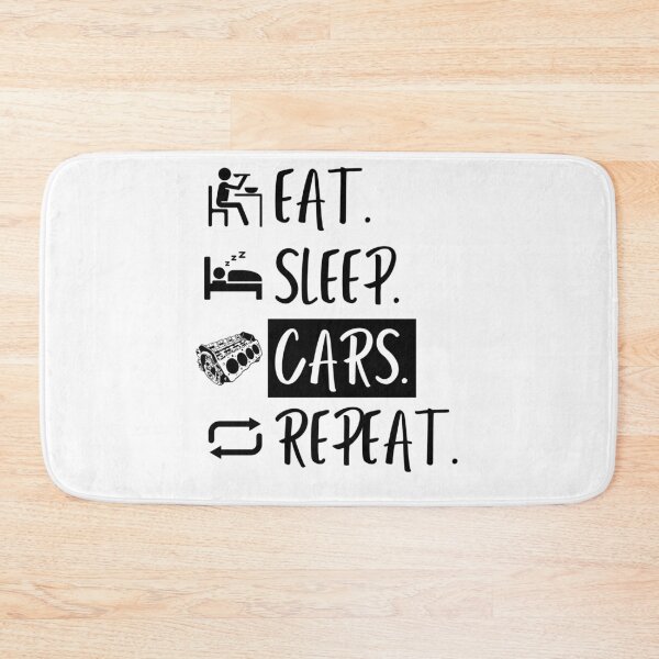 Item preview, Eat Sleep Car Repeat designed and sold by Williams Designz.