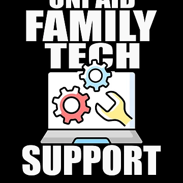 Vorschaubild zum Design Unpaid Family Tech Support Funny Computer Expert Gear von DynamicDesign