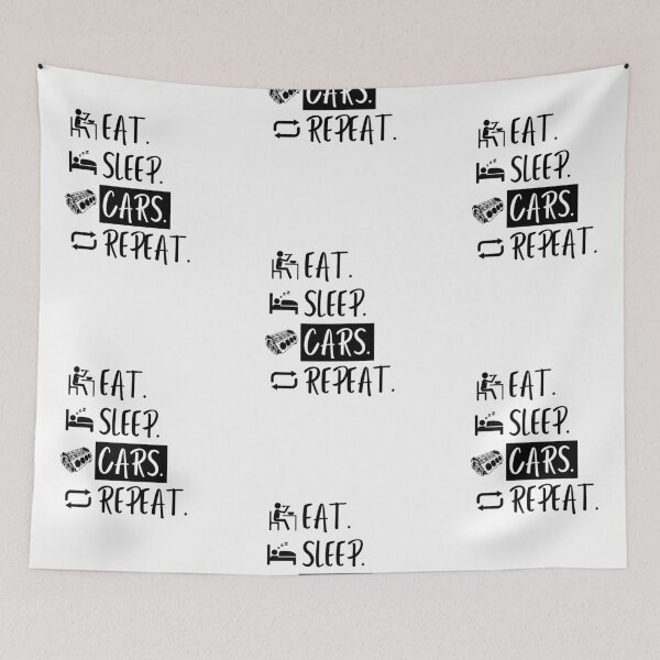 Item preview, Eat Sleep Car Repeat designed and sold by Williams Designz.