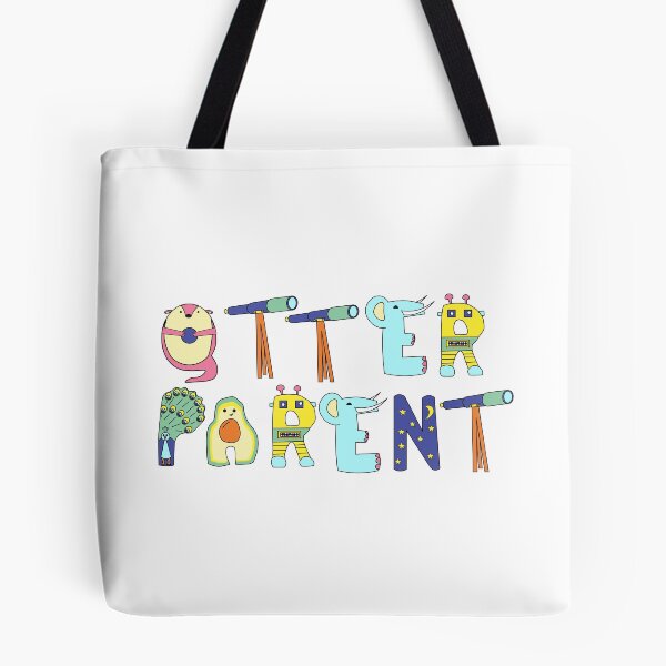 Item preview, Otter Parent in a creative alphabet designed and sold by whimsandwhimsy.