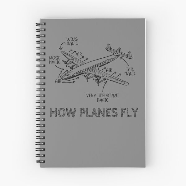 Item preview, How Planes Fly Funny Airplane Magic Aircraft Show Airplane Gear designed and sold by DynamicDesign.