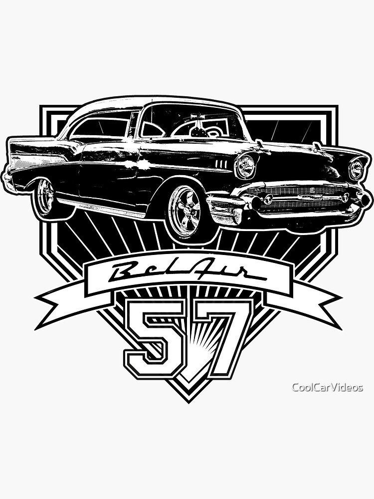 57 Chevy Belair | Sticker