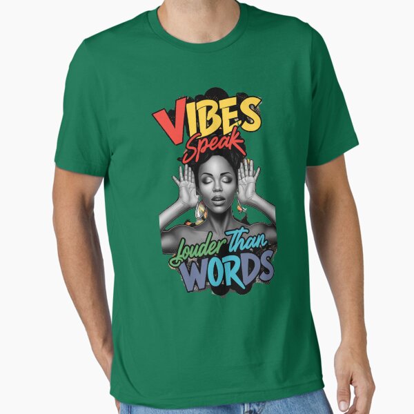 Item preview, Vibes Speak Louder Than Words designed and sold by Rell1970.