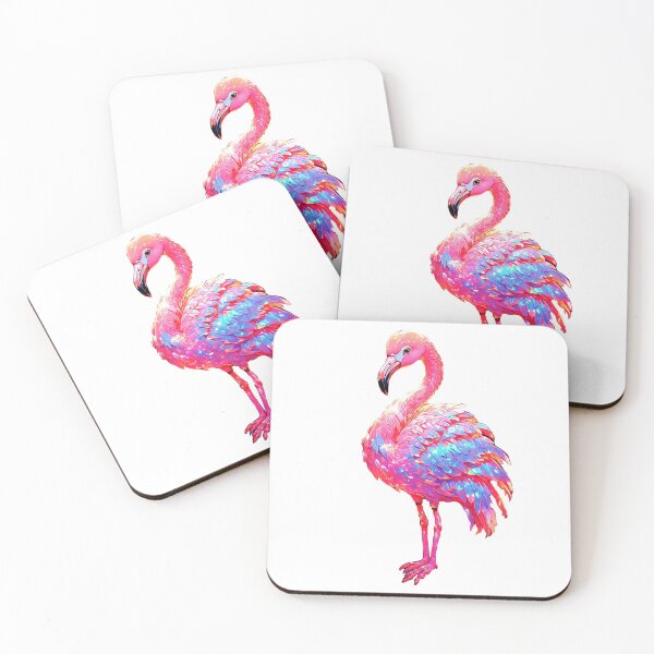 Artikelvorschau, Rosa Flamingovogel entworfen und verkauft von LevCreates.