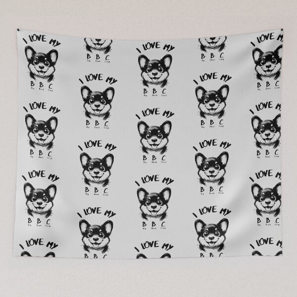 Item preview, I love my Big Black Corgi BBC designed and sold by SillyShibas.