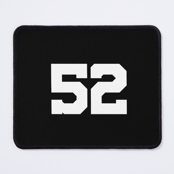 Item preview, 52, fifty-two, white, University designed and sold by Numbers-Art.