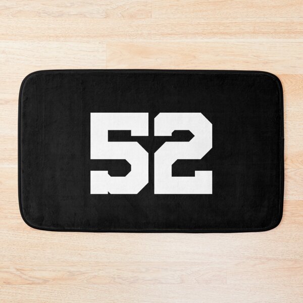 Item preview, 52, fifty-two, white, University designed and sold by Numbers-Art.