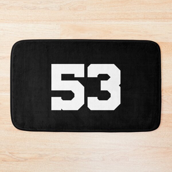 Item preview, 53, fifty-three, white, University designed and sold by Numbers-Art.