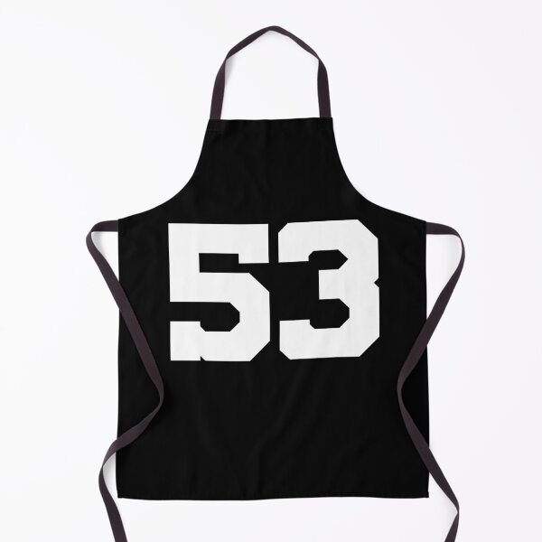 Item preview, 53, fifty-three, white, University designed and sold by Numbers-Art.