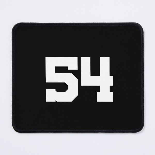 Item preview, 54, fifty-four, white, University designed and sold by Numbers-Art.