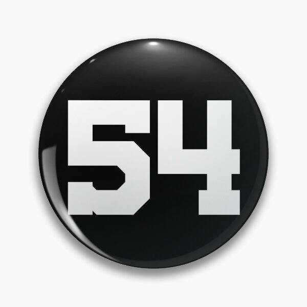 Item preview, 54, fifty-four, white, University designed and sold by Numbers-Art.
