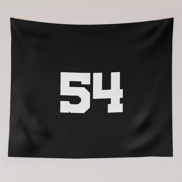 Item preview, 54, fifty-four, white, University designed and sold by Numbers-Art.