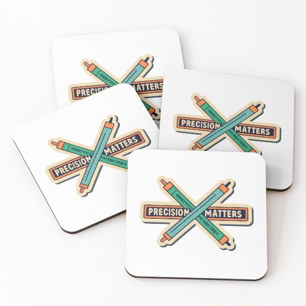 Item preview, Precision Matters - Compass & Ruler Design designed and sold by NiftyWrx.