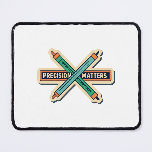 Item preview, Precision Matters - Compass & Ruler Design designed and sold by NiftyWrx.