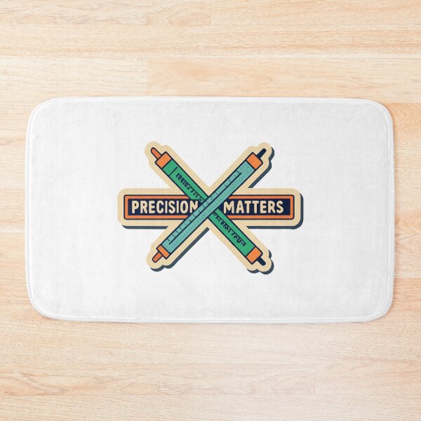 Item preview, Precision Matters - Compass & Ruler Design designed and sold by NiftyWrx.