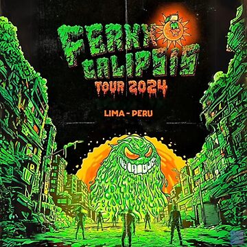 Pegatina con la obra «FERXXOCALIPSIS WORLD TOUR 2024 | Camiseta del