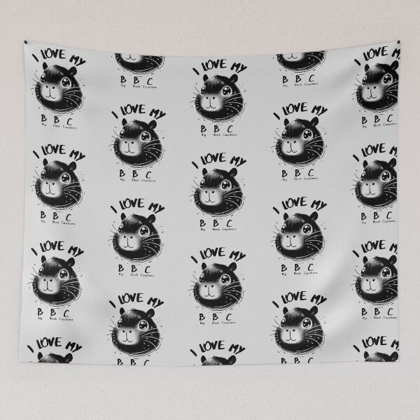 Item preview, I love my Big Black Capybara BBC designed and sold by SillyShibas.