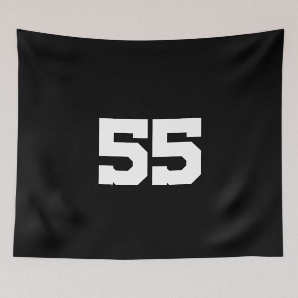 Item preview, 55, fifty-five, white, University designed and sold by Numbers-Art.