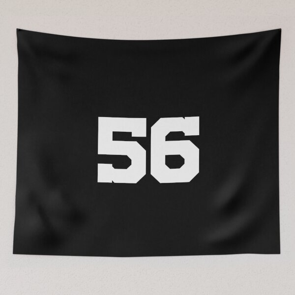 Item preview, 56, fifty-six, white, University designed and sold by Numbers-Art.