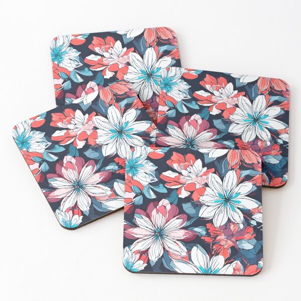 Item preview, stylized flower patterns designed and sold by janjacbu.