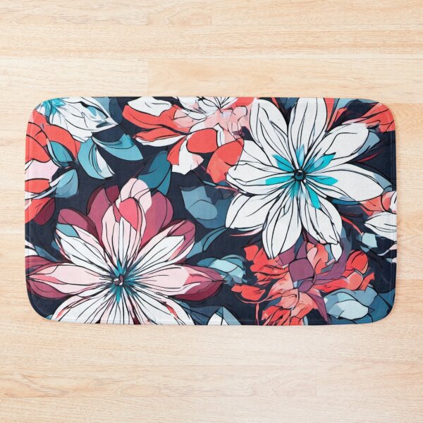 Item preview, stylized flower patterns designed and sold by janjacbu.