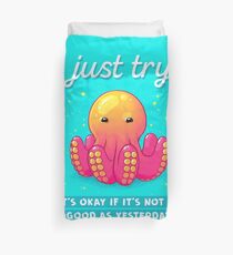 "Just Try" Baby Octopus Duvet Cover