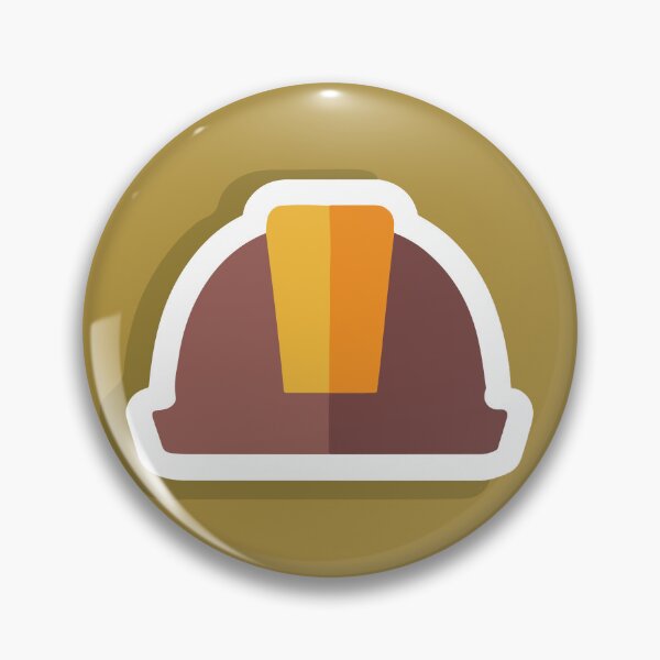 Item preview, Minimalist Engineer Hard Hat Icon designed and sold by NiftyWrx.