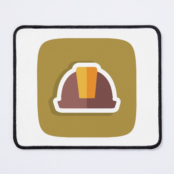 Item preview, Minimalist Engineer Hard Hat Icon designed and sold by NiftyWrx.