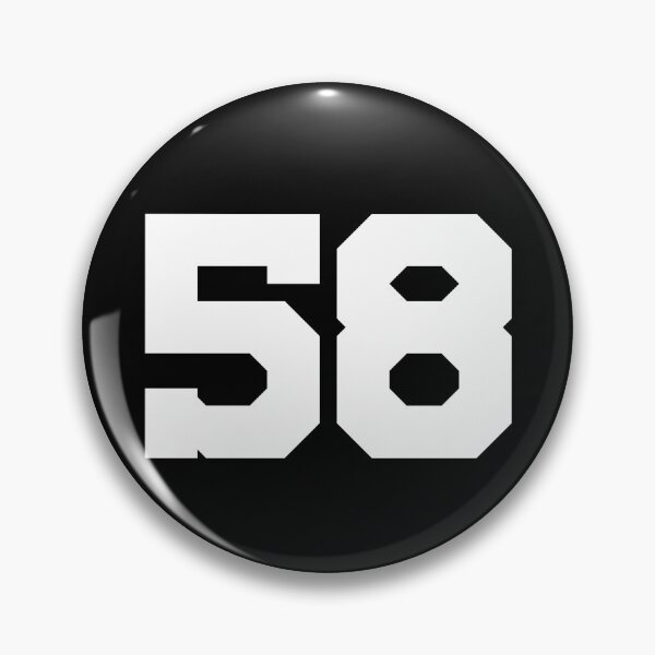 Item preview, 58, fifty-eight, white, University designed and sold by Numbers-Art.