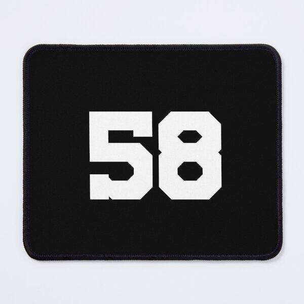 Item preview, 58, fifty-eight, white, University designed and sold by Numbers-Art.