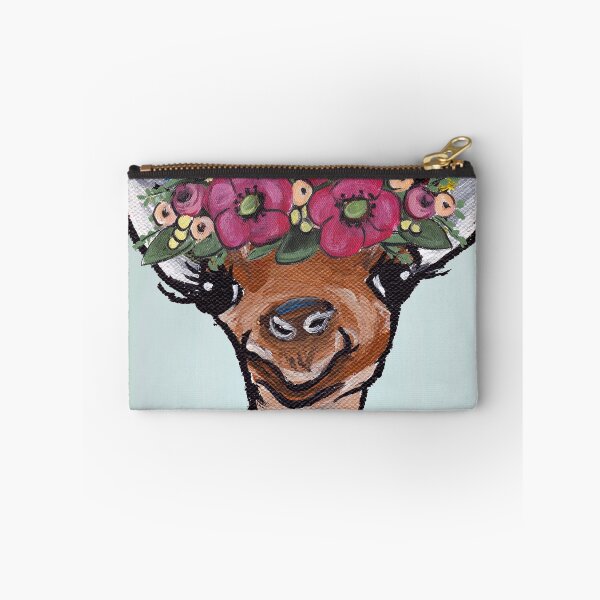 Item preview, Giraffe Art, Giraffe Flower Crown Art designed and sold by leekellerart.