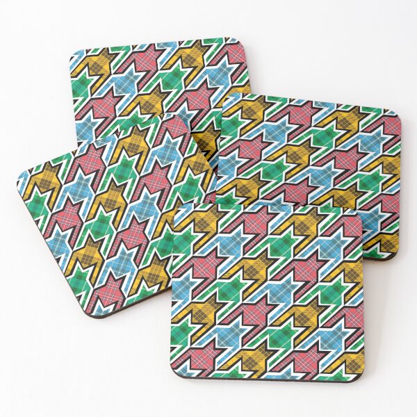 Item preview, Ska Revival - Tartan Plaid Houndstooth - Patchwork Tile designed and sold by Tim Veiga.