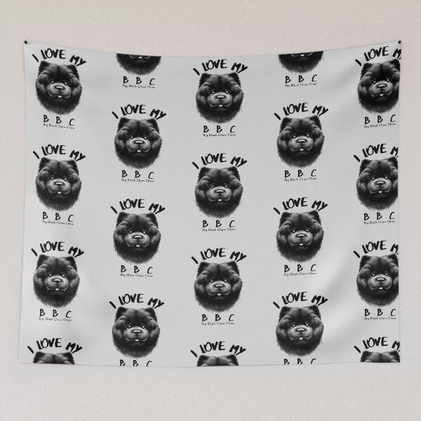 Item preview, I love my Big Black Chow Chow BBC designed and sold by SillyShibas.