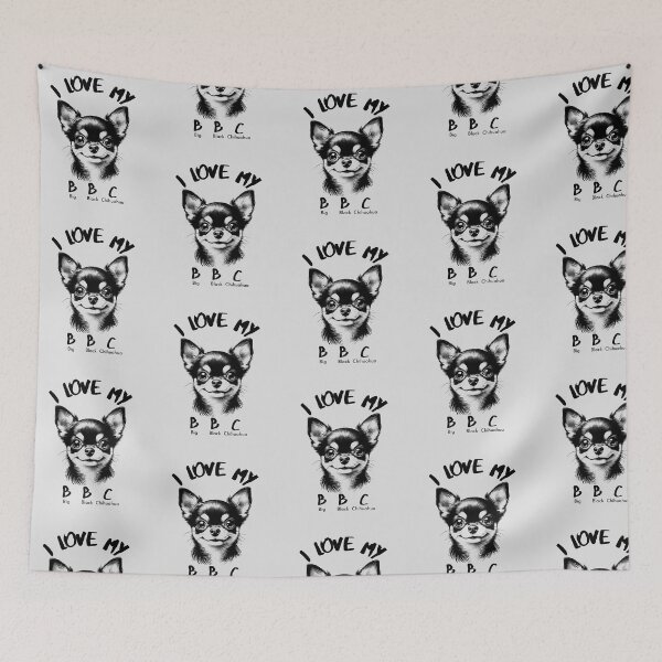 Item preview, I love my Big Black Chihuahua BBC designed and sold by SillyShibas.